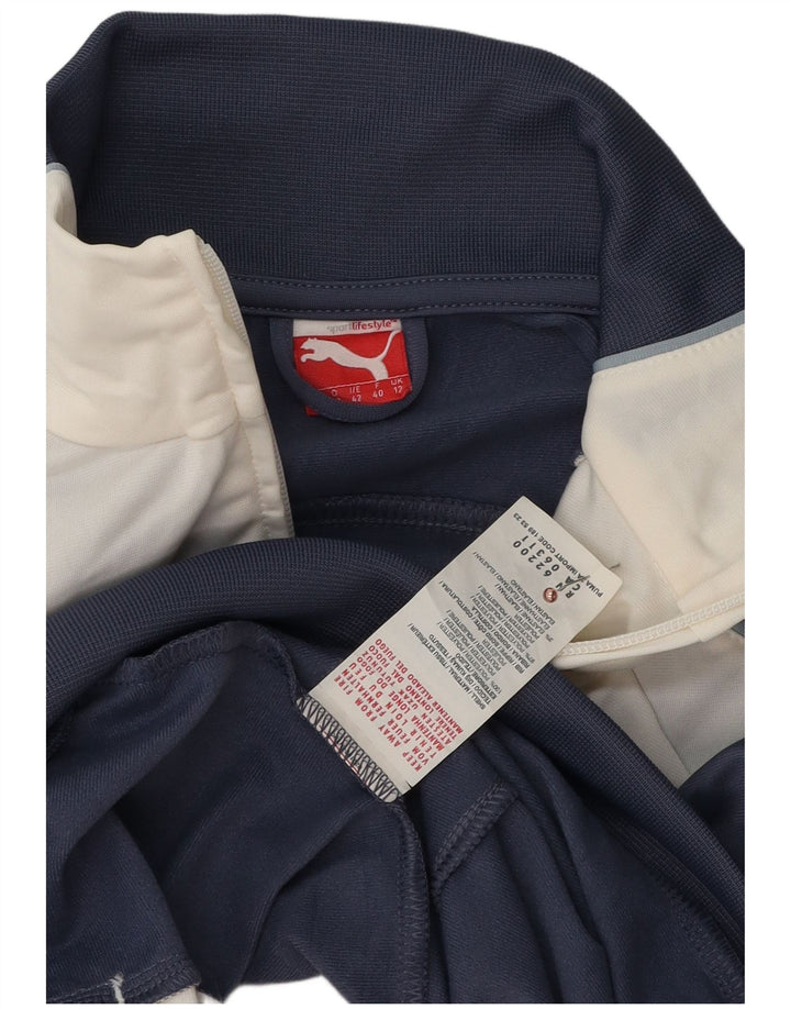 Puma - Chaqueta de chándal para mujer, talla 40, talla mediana, color azul marino