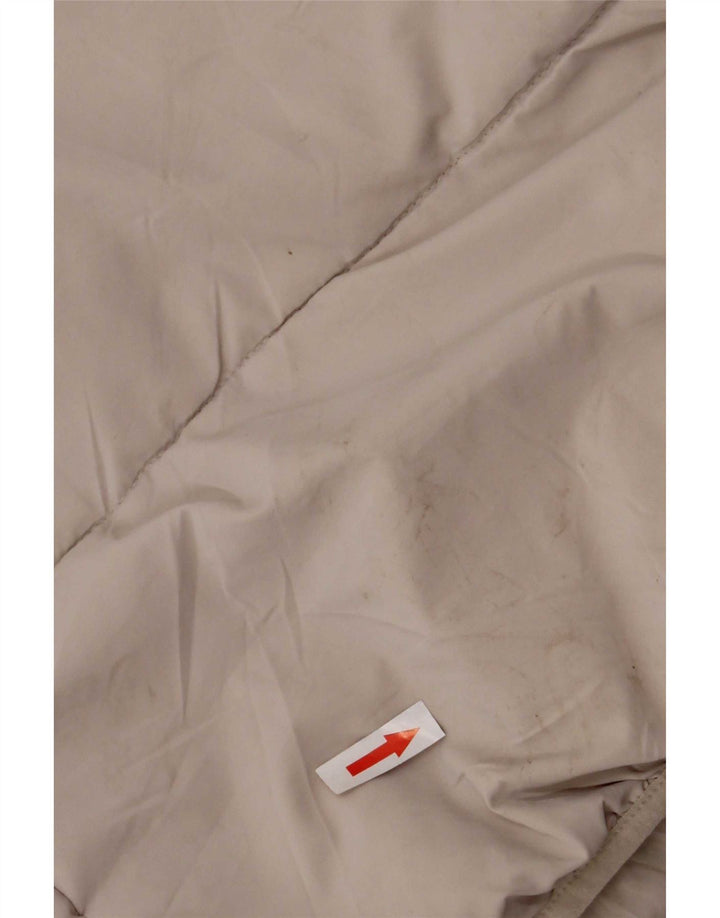 Zara Mens Chaqueta Acolchada UK 36 Small Gris Nylon