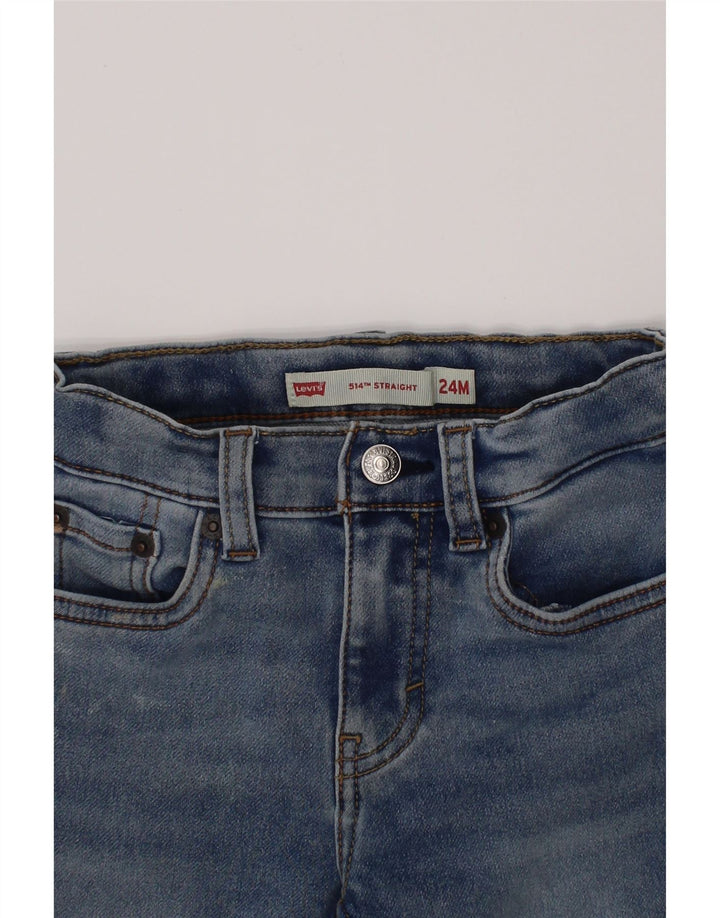 LEVI'S Jeans rectos 514 para bebés 18-24 meses W20 L13 Algodón azul