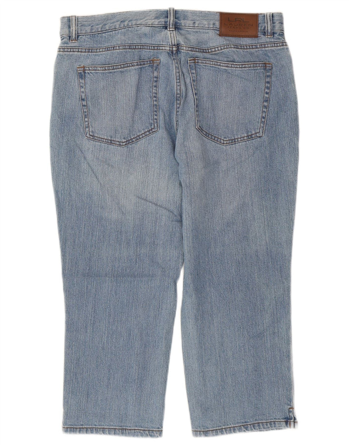 Ralph Lauren Jeans Capri para Mujer US 8 Mediano W32 L21 Algodón Azul