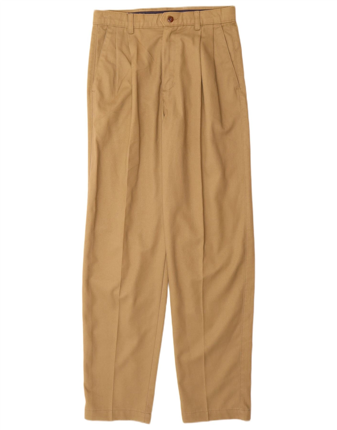 DOCKERS Pantalón chino con pinzas para hombre W29 L32 Algodón beige