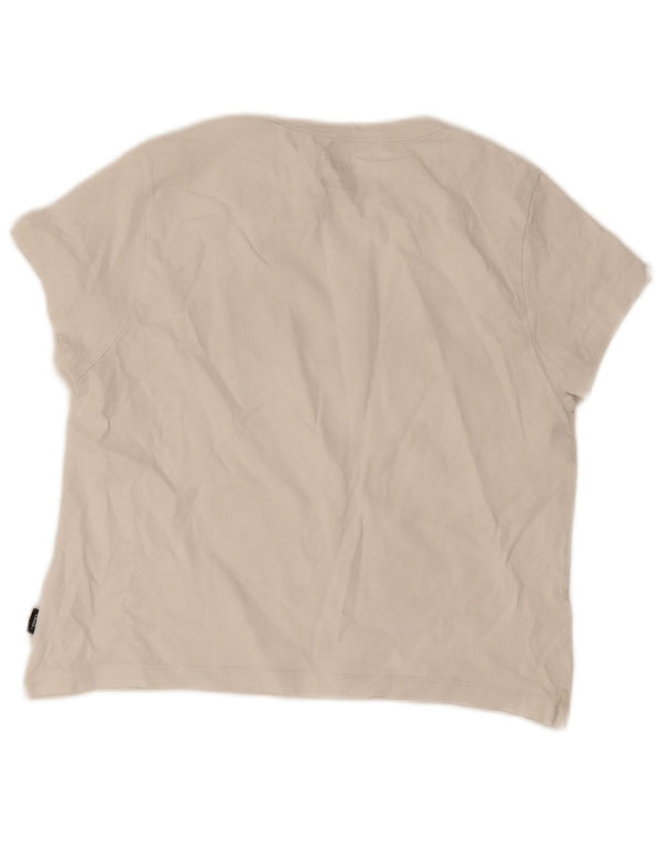 Vans Camiseta gráfica para mujer Top UK 12 Medium White Cotton