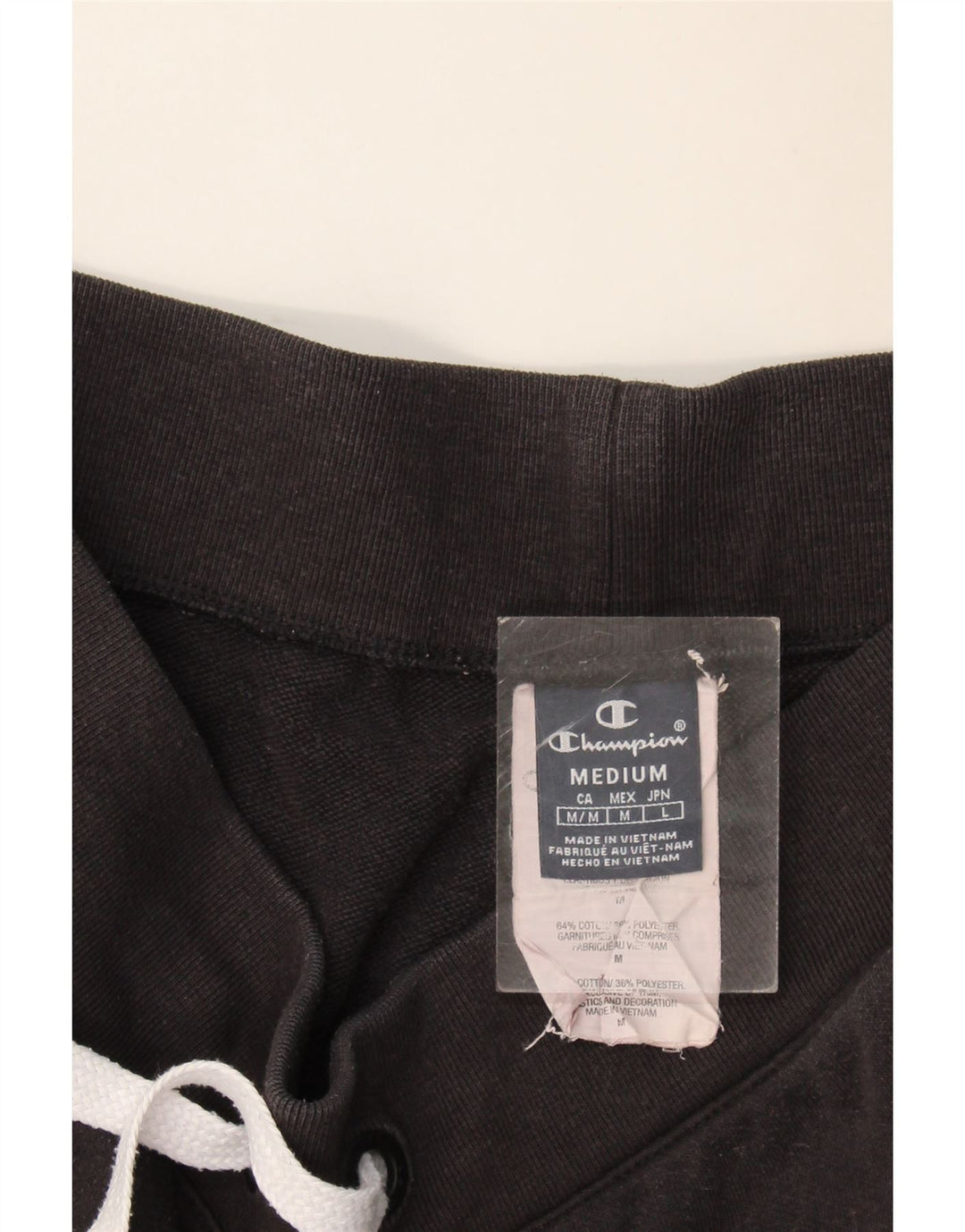 Champion Shorts deportivos gráficos para hombre Algodón azul marino mediano