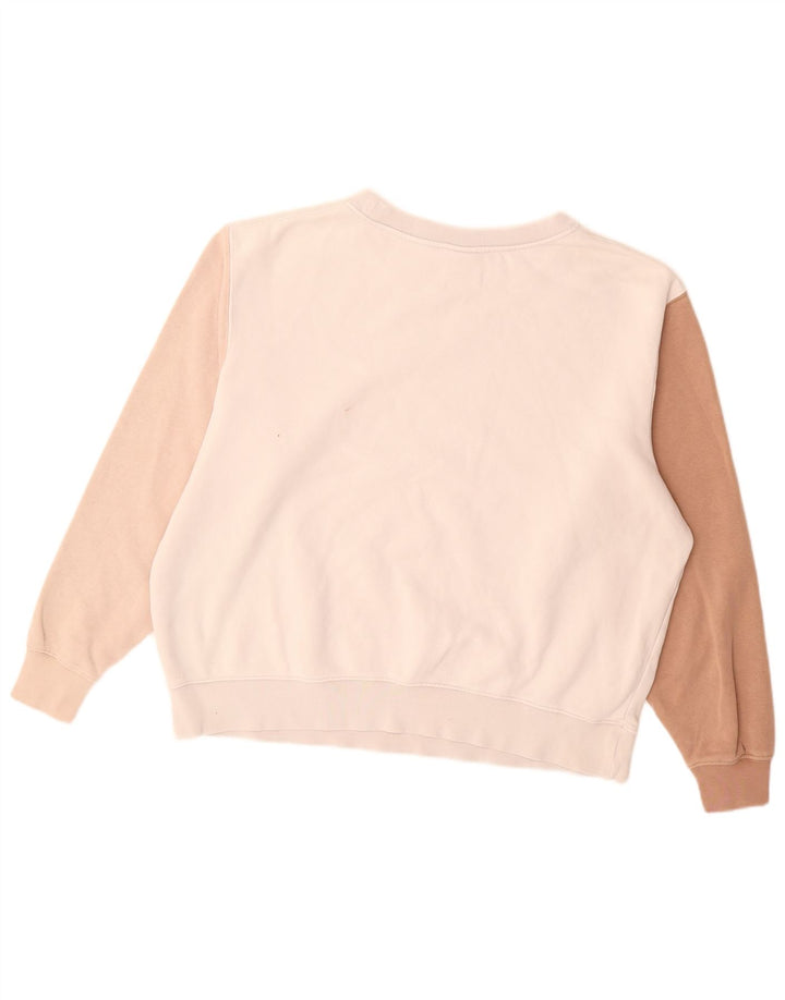 Nike - Sudadera para mujer (talla 40), color beige medio, algodón