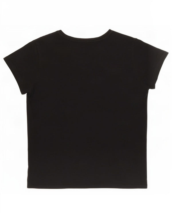 Levi's Camiseta gráfica para mujer Top UK 40 XL Algodón negro