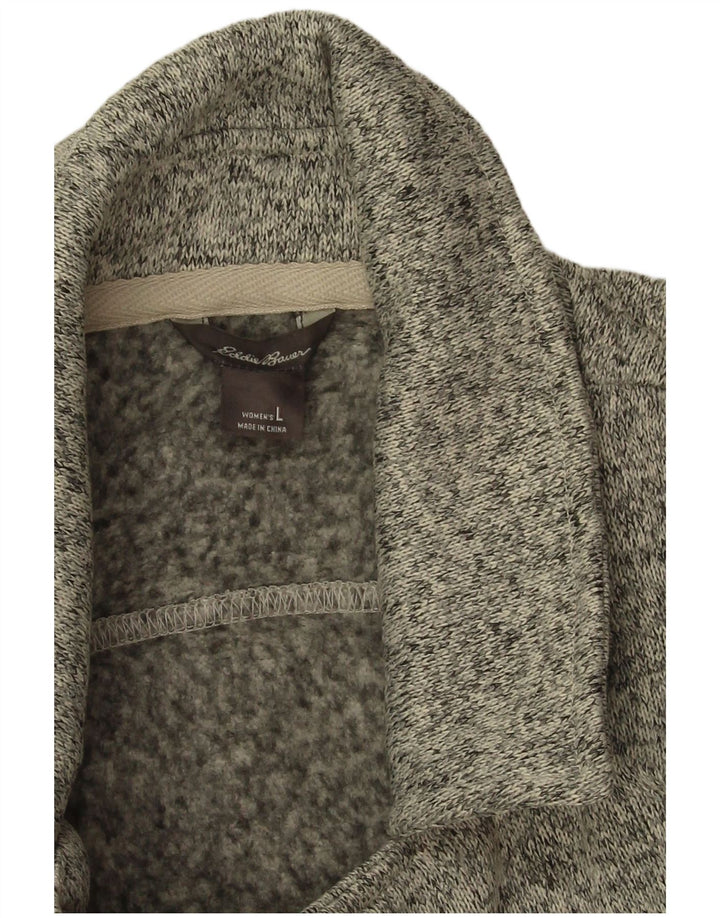 Eddie Bauer Chaqueta tipo blazer con doble botonadura para mujer Reino Unido 40 Grande Gris moteado