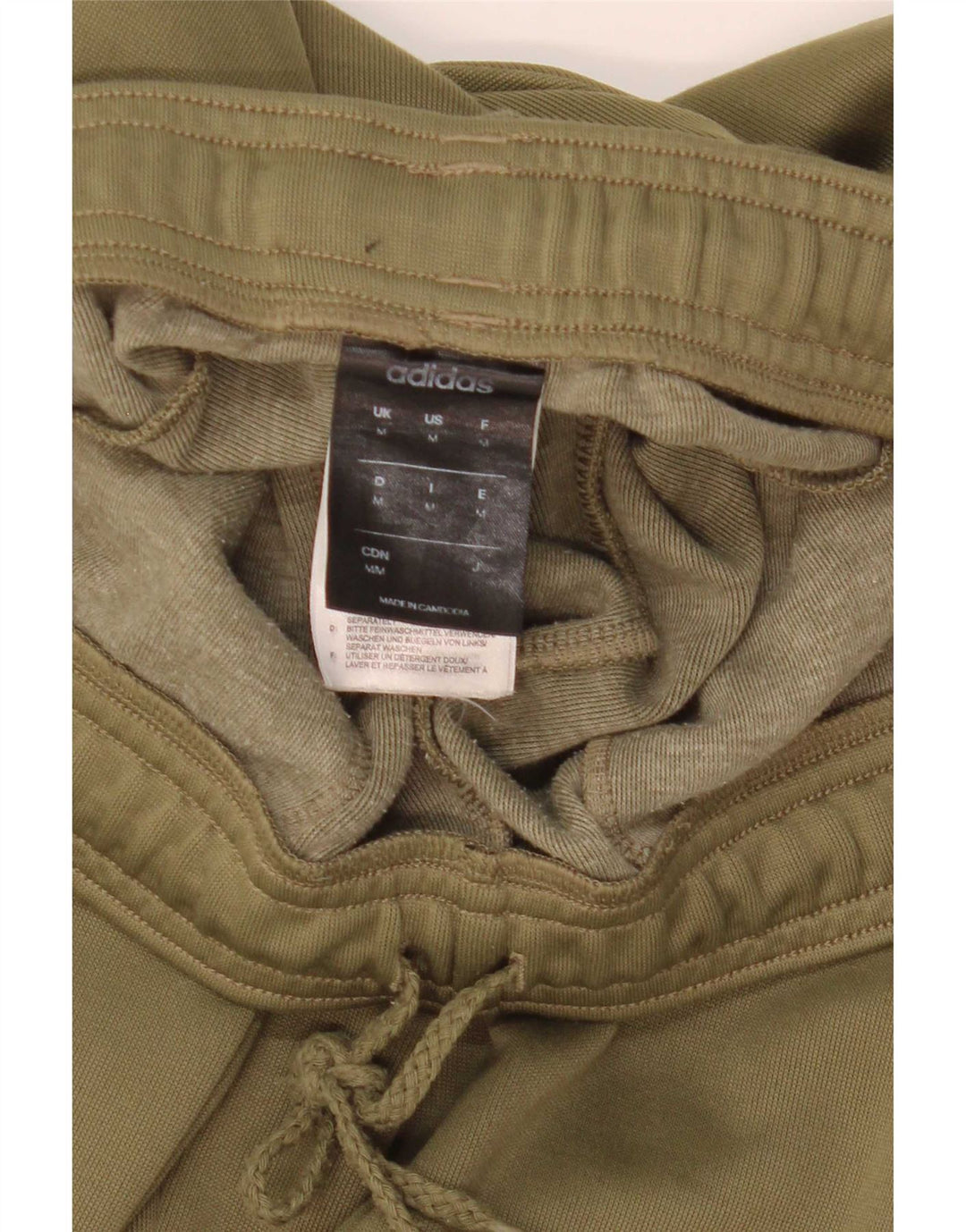 Adidas Hombre Pantalones De Chándal Joggers Medium Caqui Poliéster