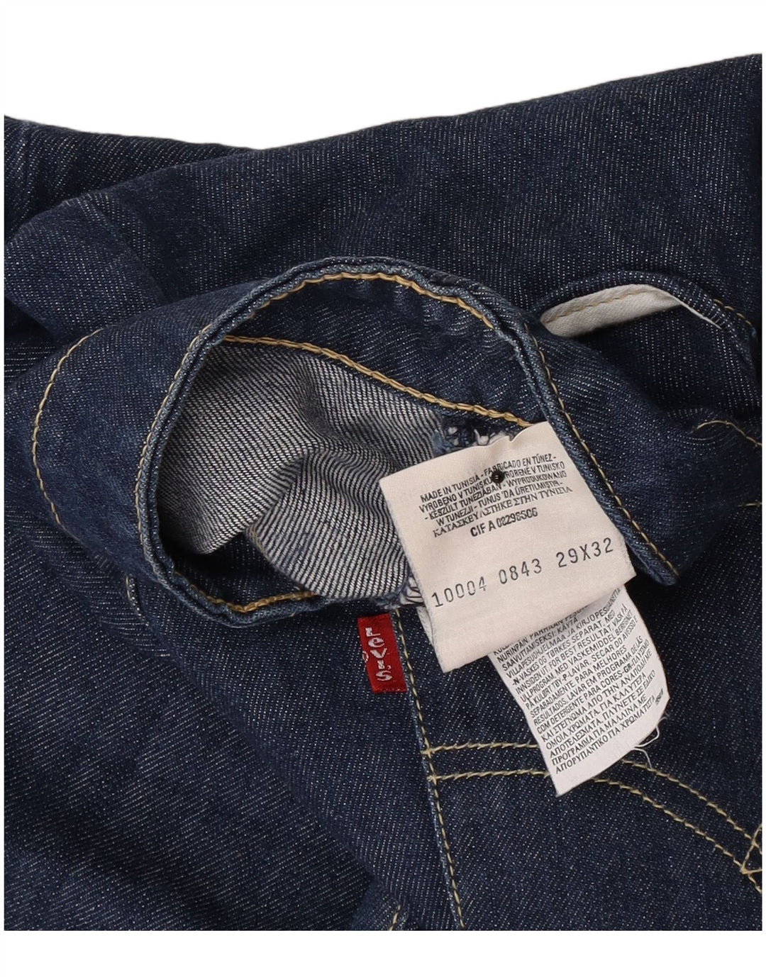 Levi's Vaqueros Rectos Para Hombre W29 L32 Algodón Azul Marino