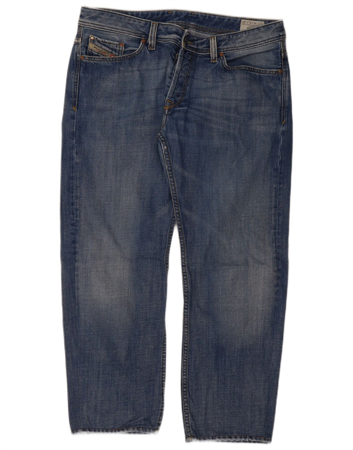 DIESEL Vaqueros rectos Viker para hombre W38 L28 Algodón azul