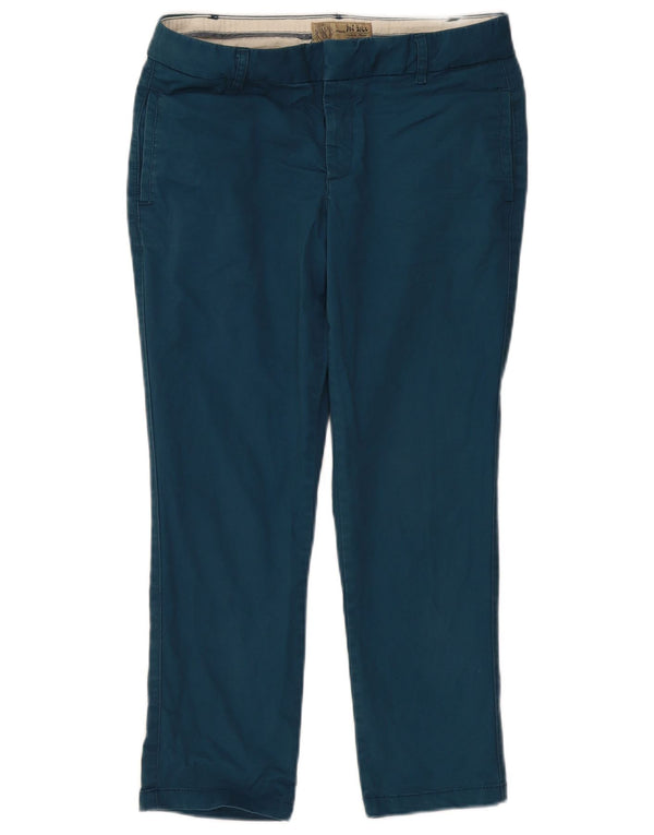 Pantalones chinos ajustados para mujer de Fat Face UK 10 Small W32 L25 Algodón azul
