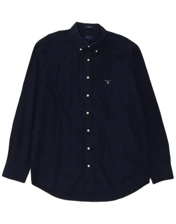 Gant Camisa Regular Hombre XL Azul Marino Algodón