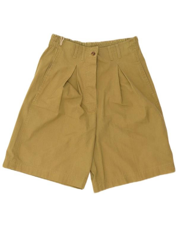 Newpenny Bermudas de cintura alta para mujer W30 Large Khaki Cotton
