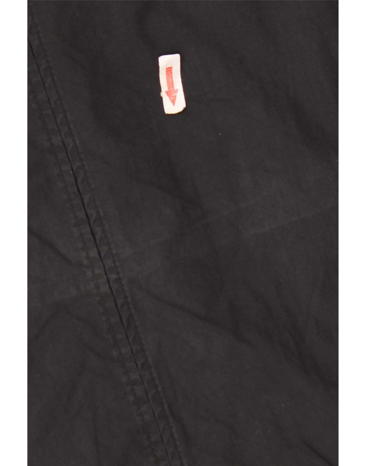 Camisa militar G-Star para hombre de algodón negro grande