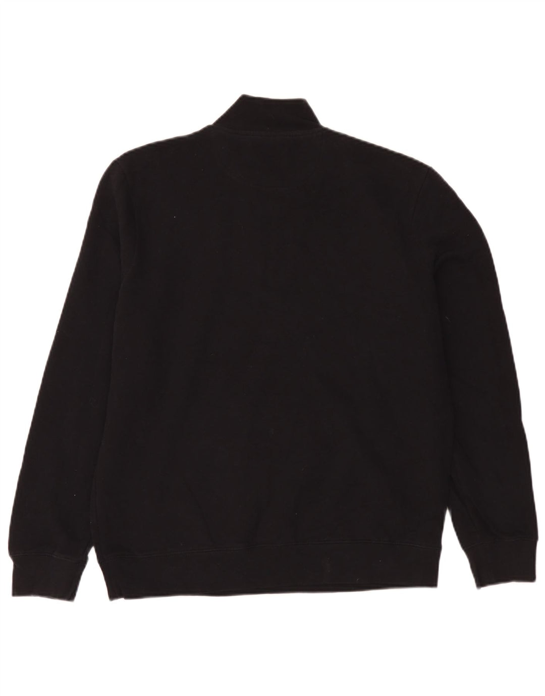 Barbour Hombre Sudadera Con Cremallera Y Cuello Jumper XL Algodón Negro