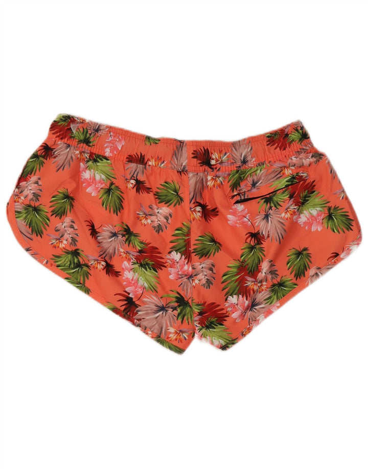 Superdry Bañador Corto Para Mujer UK 42 Poliéster Floral Rosa Mediano