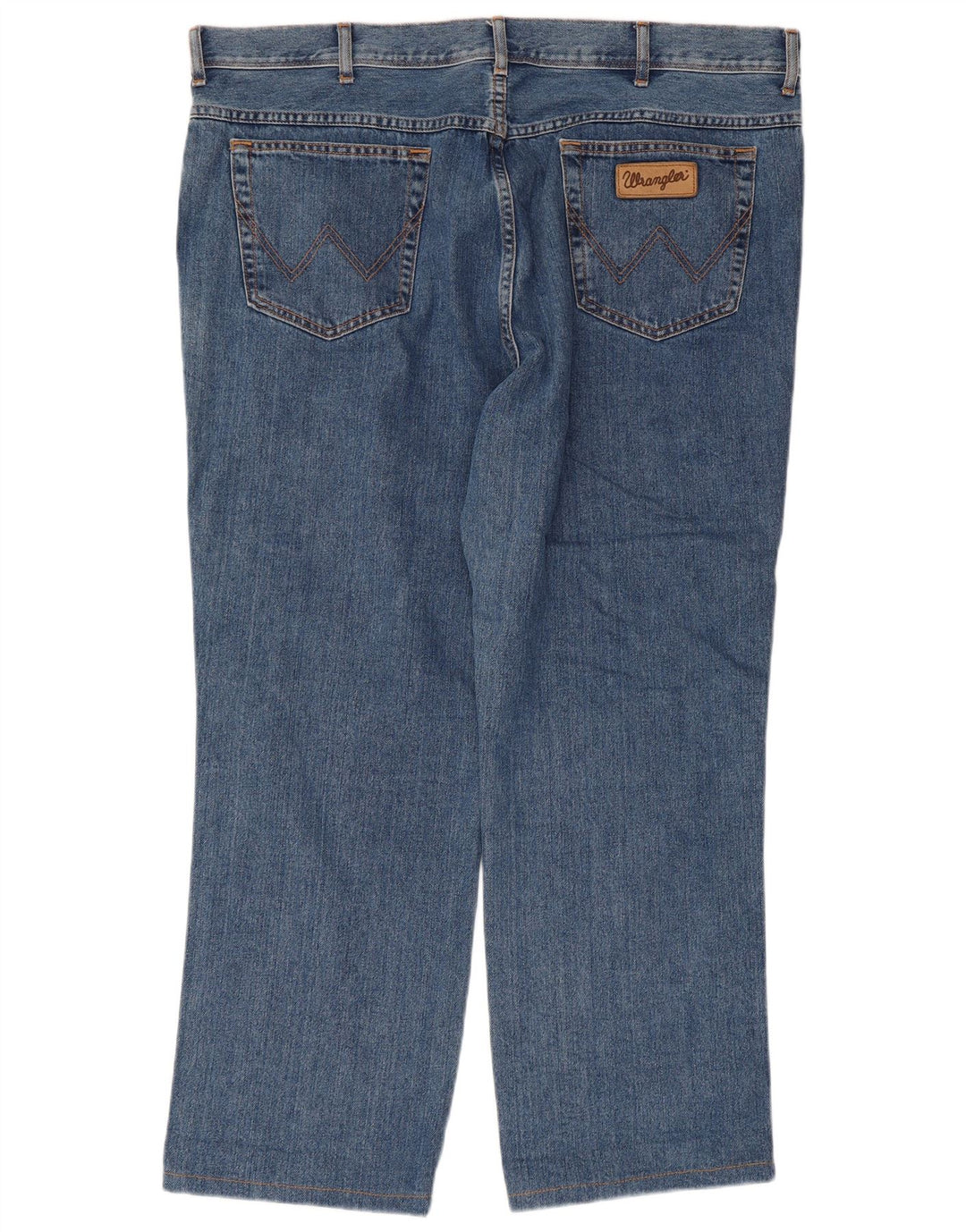 Wrangler Vaqueros Rectos Texas Para Hombre W42 L28 Algodón Azul