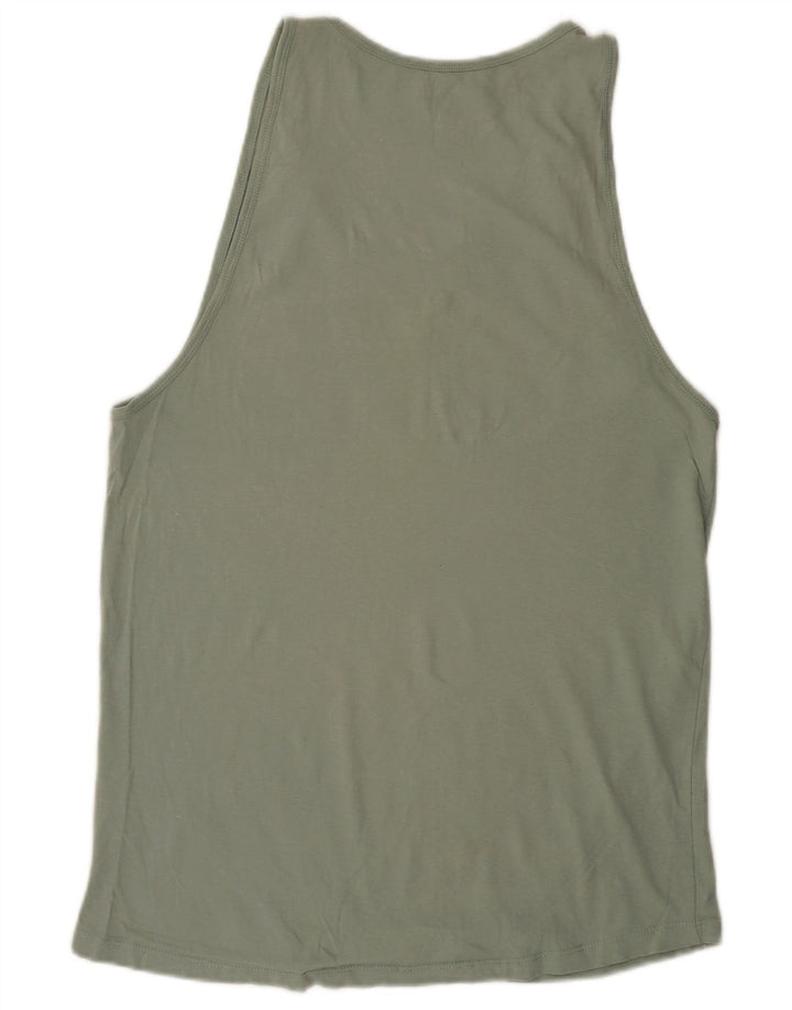 Jack & Jones Hombre Graphic Vest Top Large Algodón Verde