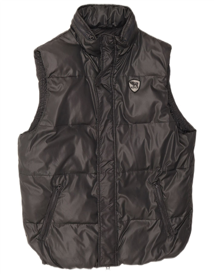 Rifle Chaleco acolchado para hombre UK 40 Large Poliéster negro