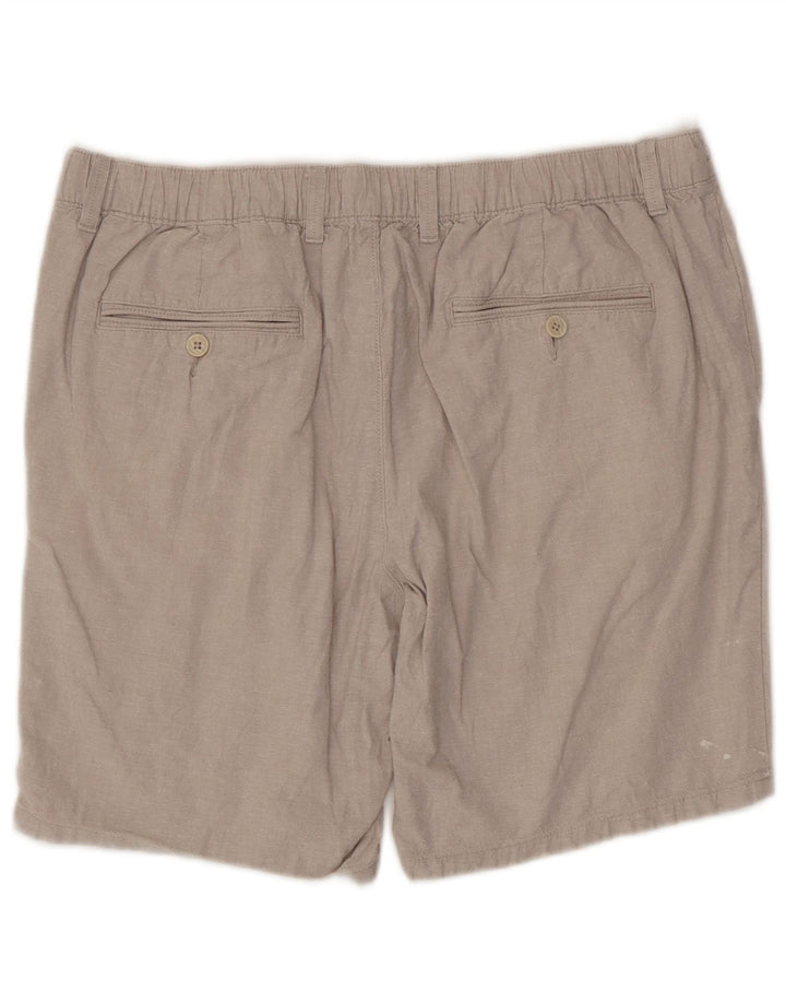 Marks & Spencer Pantalones cortos chinos para hombre W36 Algodón gris grande