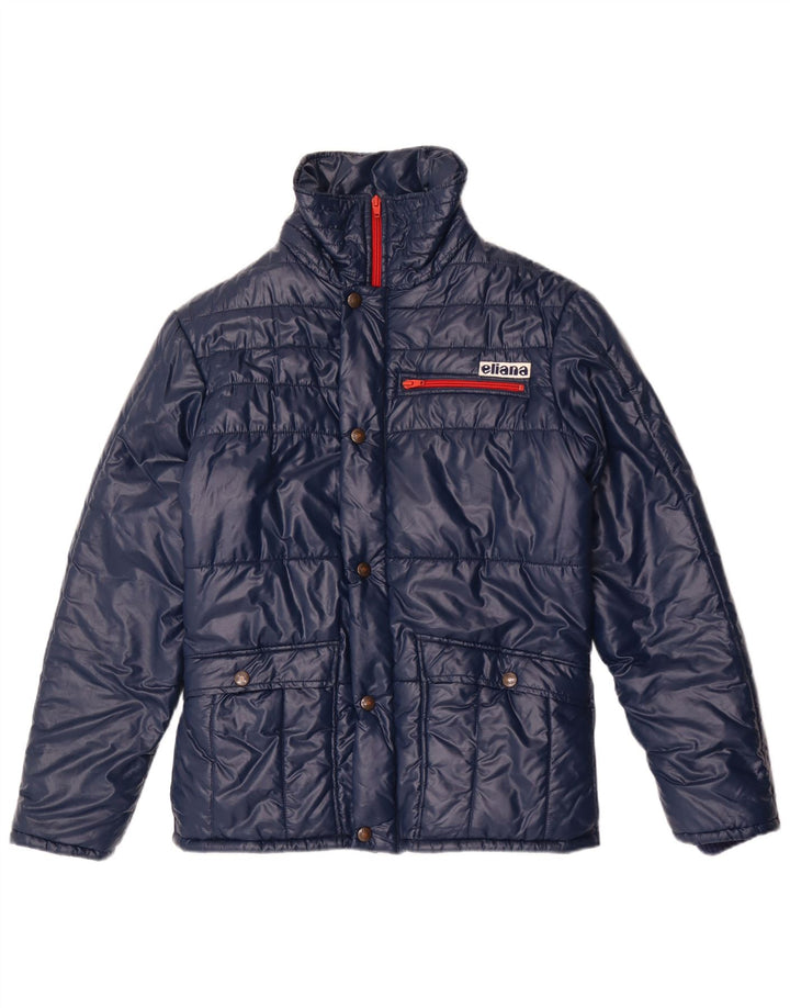 Anorak Mujer Eliana Con Capucha IT 44 Medium Azul Marino Poliamida