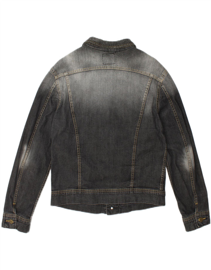 LEE Womens Denim Jacket UK 18 XL Grey Cotton Vintage Lee and Second-Hand Lee from Messina Hembry 