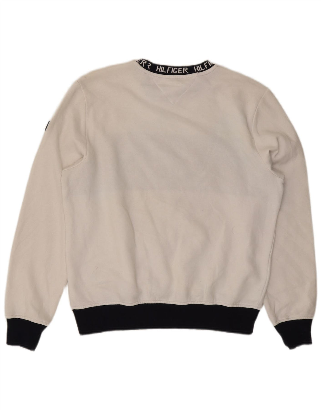 Tommy Hilfiger Sudadera Con Estampado Gráfico Jumper Medium Blanco Colorblock