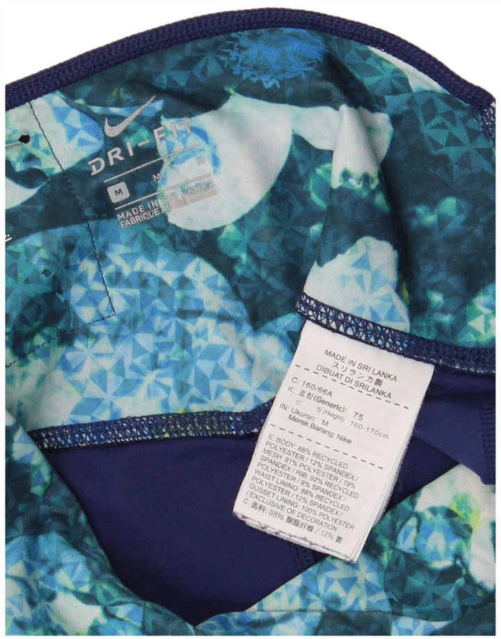 Nike - Leggings capri Dri Fit para mujer, talla M, multicolor floral
