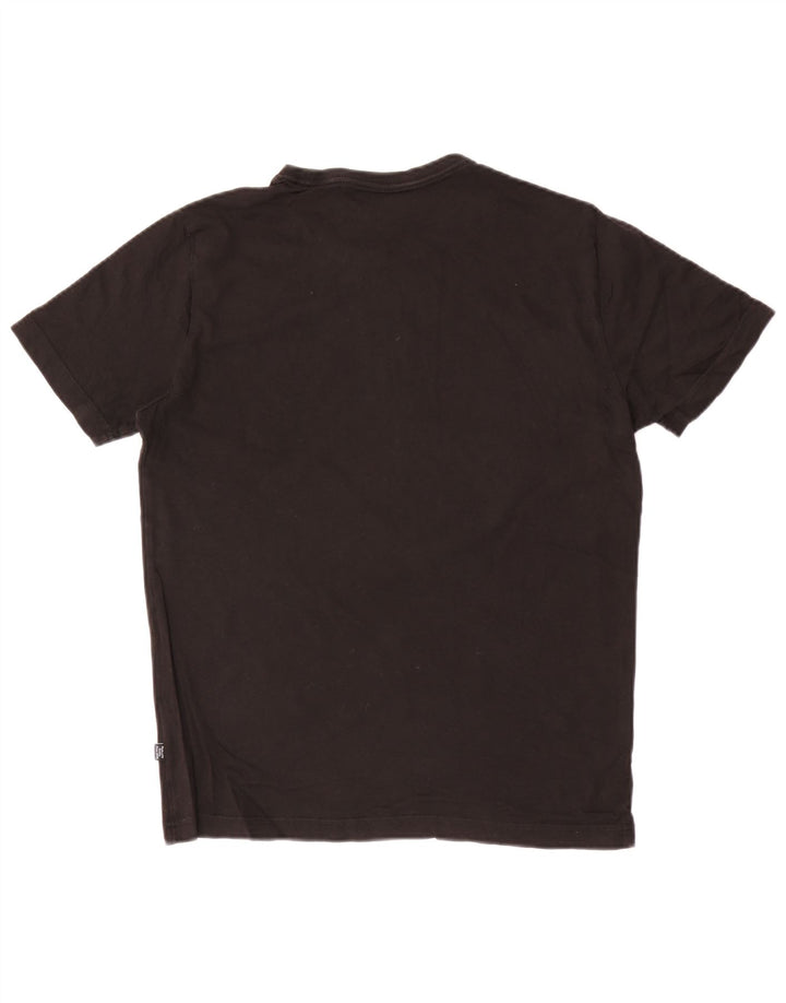 Puma - Camiseta para hombre, talla pequeña, algodón negro