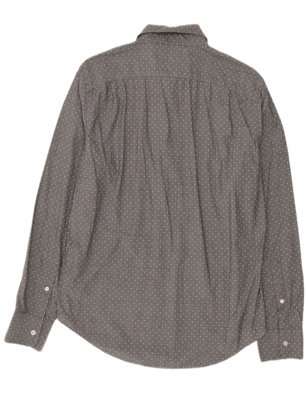 BONOBOS Camisa Slim Fit De Algodón Con Manchas Gris Medio Hombre