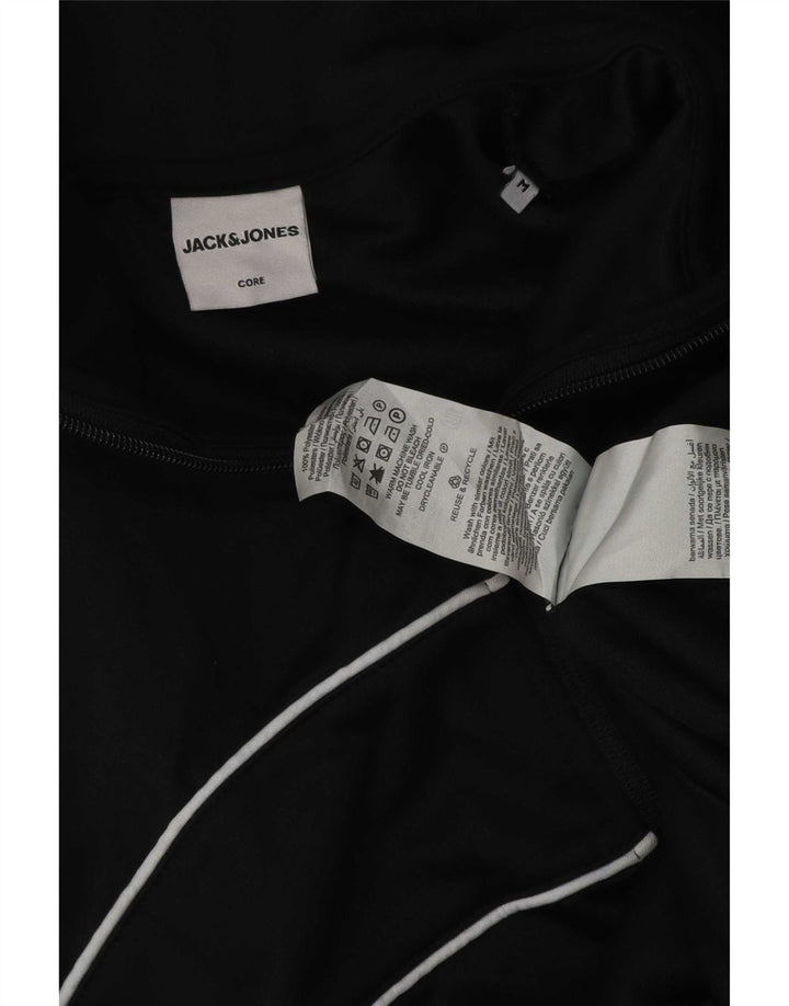 Jack & Jones Hombre Chándal Top Jacket Medium Negro Poliéster