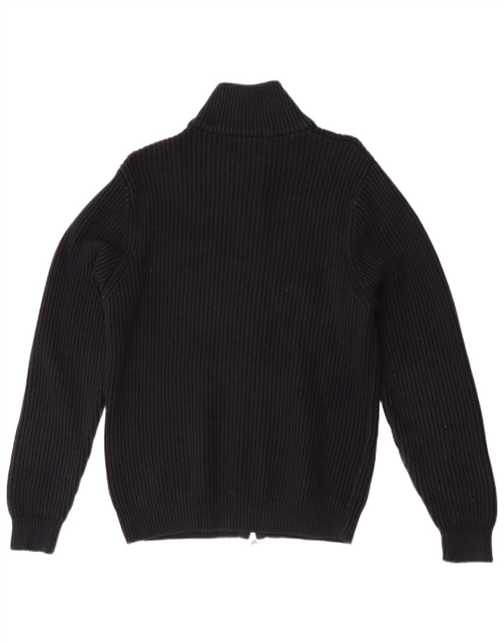 Fred Perry Suéter tipo cárdigan para hombre Algodón negro mediano