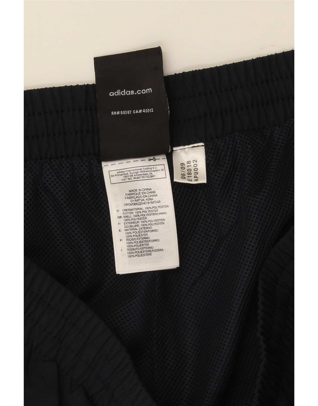 Adidas Mens Clima 365 Sport Shorts Grande Azul Marino Poliéster