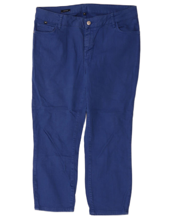 Crew Clothing Vaqueros recortados para mujer UK 16 Large W34 L23 Algodón azul