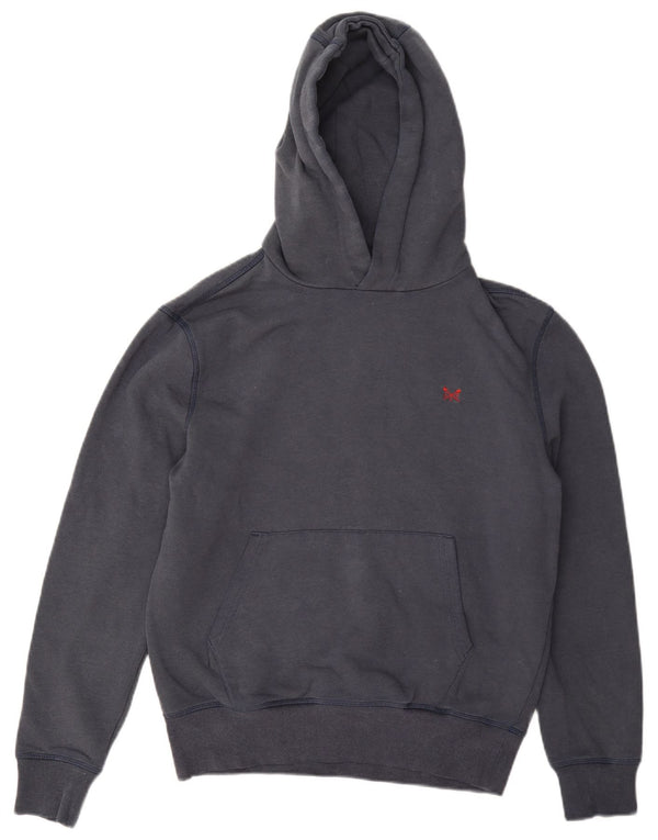 Crew Clothing - Sudadera con capucha para hombre, talla pequeña, algodón azul marino