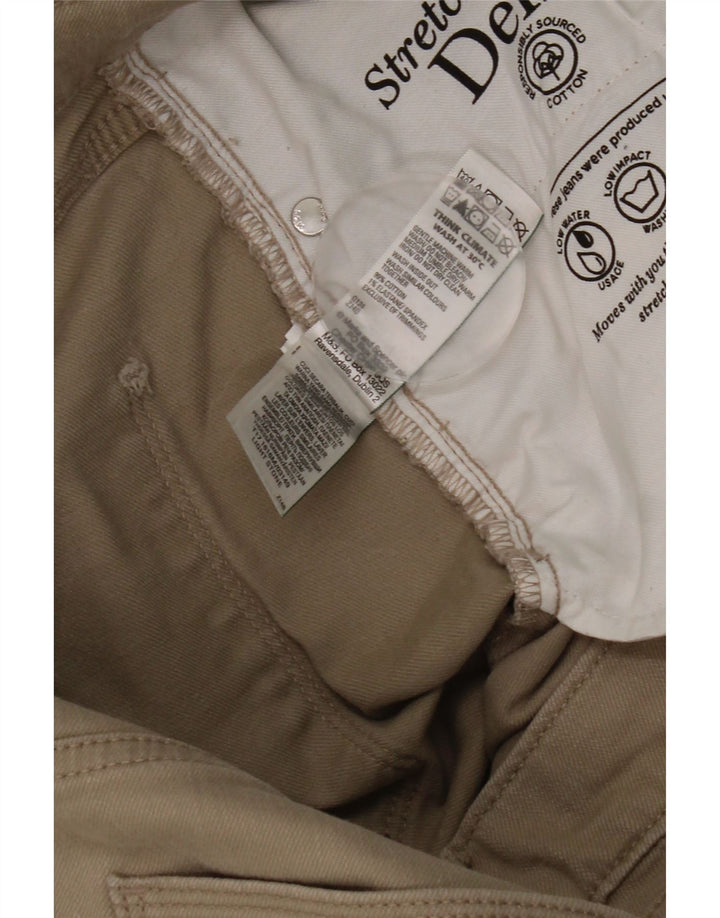 Marks & Spencer Vaqueros rectos para hombre W34 L31 Algodón beige