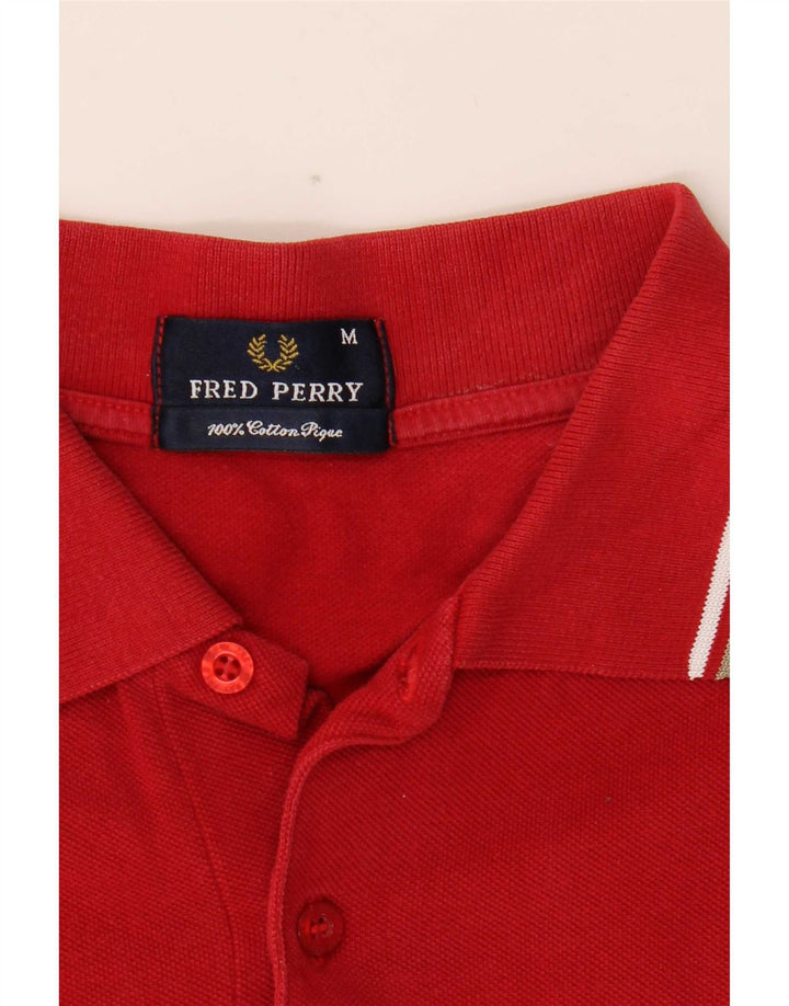 Polo Fred Perry Hombre Algodón Rojo Medio