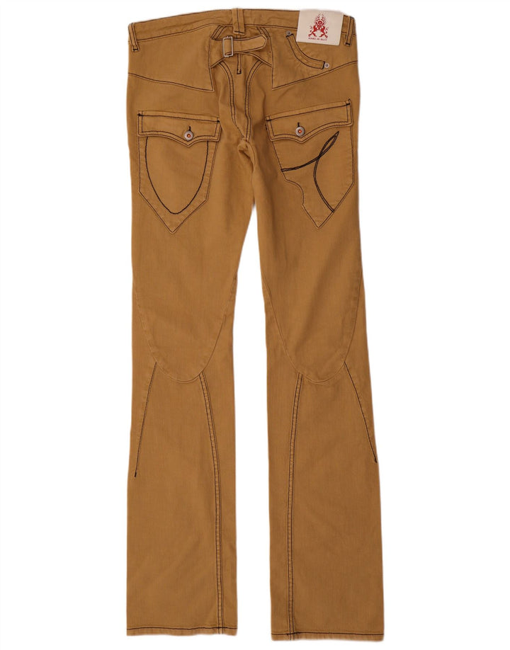 Against My Killer - Pantalones de cintura baja para mujer IT 46 Large W32 L36 Beige