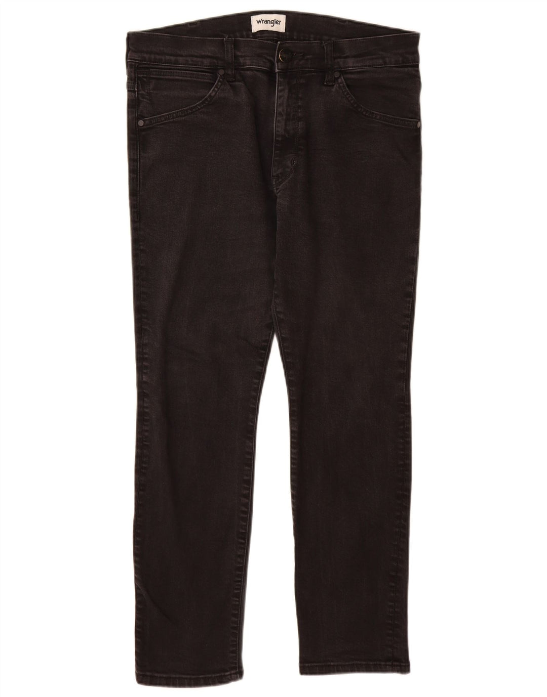 WRANGLER Vaqueros ajustados Larston para hombre W34 L28 Algodón negro
