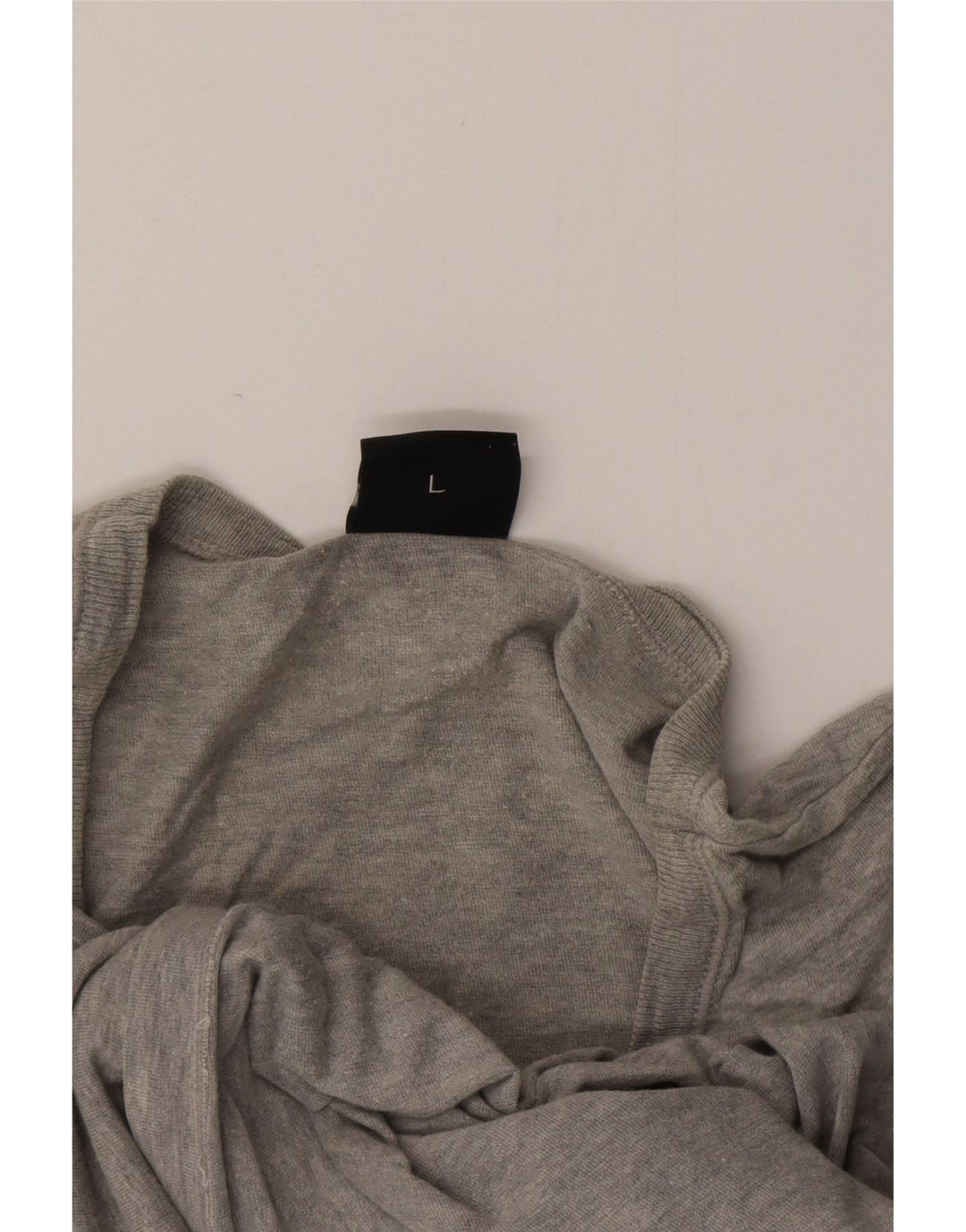 HUGO BOSS Camiseta para mujer Top UK 46 Grande Gris Algodón