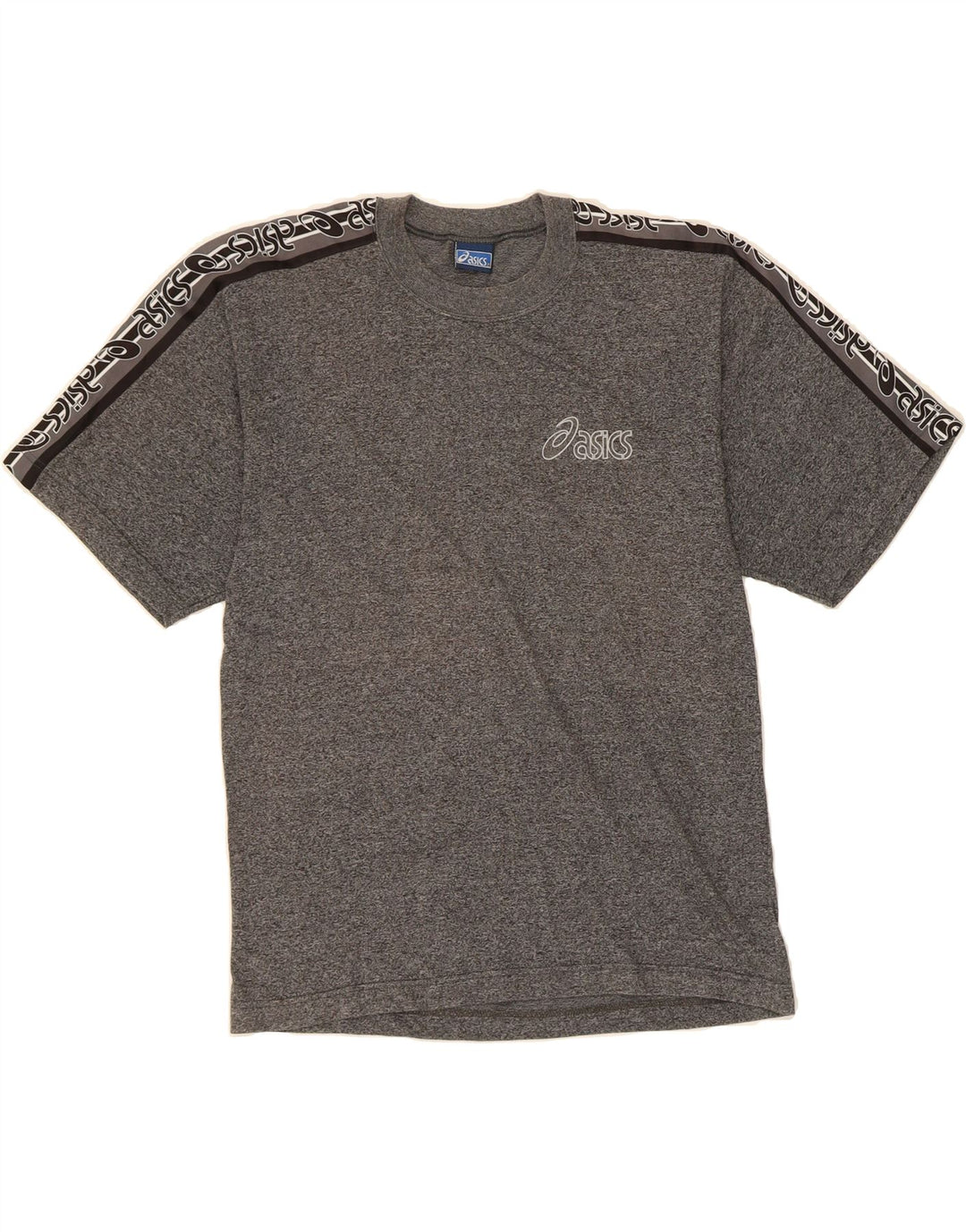 ASICS Boys Graphic T-Shirt Top 15-16 Years Grey Vintage Asics and Second-Hand Asics from Messina Hembry 