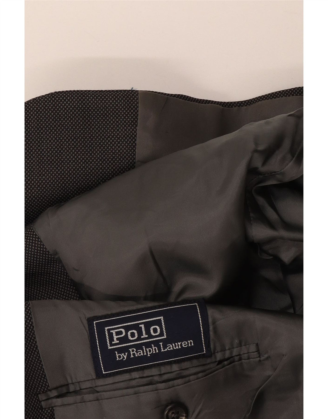 Polo Ralph Lauren Chaqueta tipo blazer de 2 botones para hombre Reino Unido 40 Grande Azul marino manchado