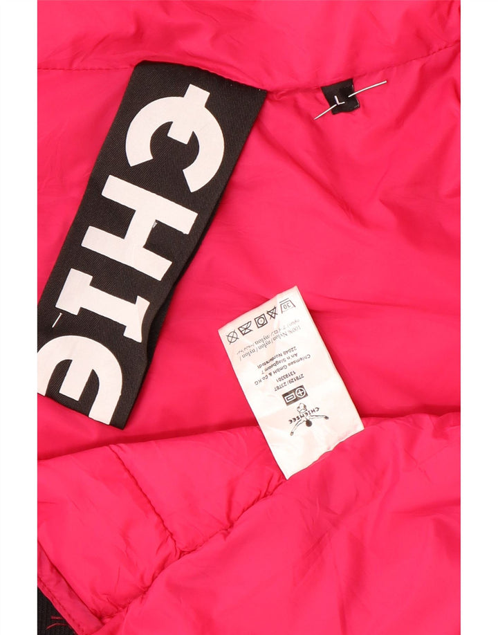Chiemsee Chaqueta acolchada para mujer UK 46 Large Pink Nylon