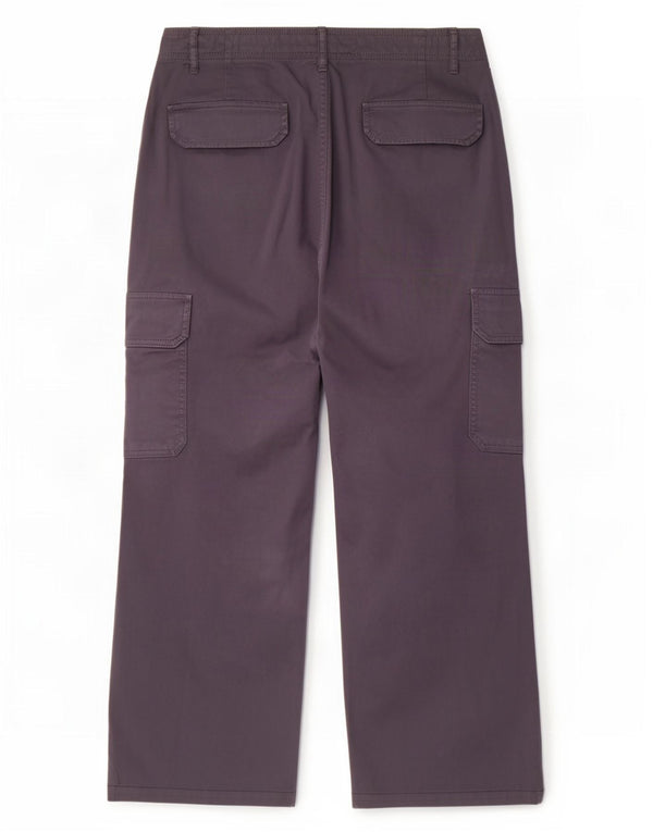 Zara Pantalón cargo recto para hombre EU 44 XL W34 L26 Algodón gris
