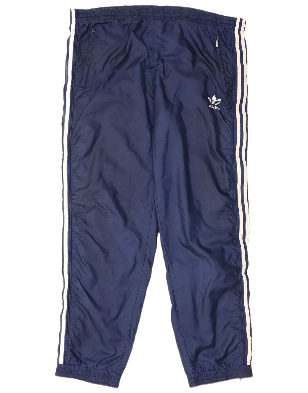 Adidas - Pantalones de chándal para hombre, talla 40, talla mediana, color azul marino, poliamida