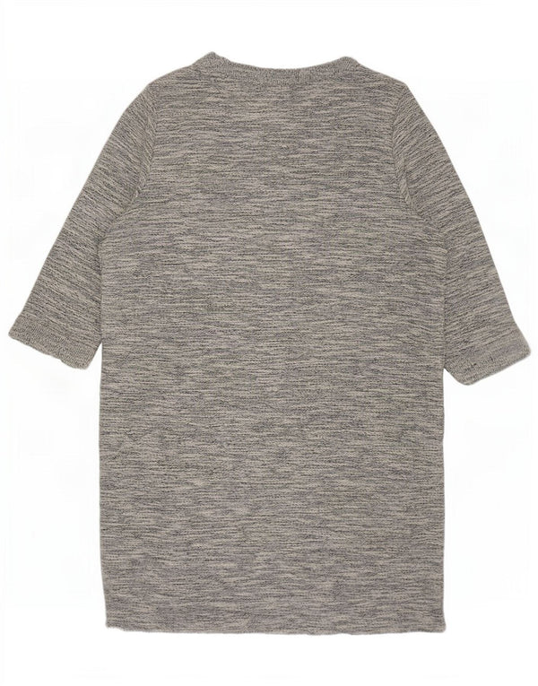 Marks & Spencer Vestido recto de manga 3/4 para mujer UK 20 2XL Gris moteado