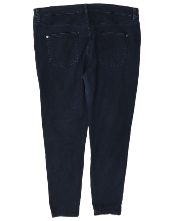 Marks & Spencer - Vaqueros ajustados para mujer, talla 40, talla grande, W34 L25, color azul marino