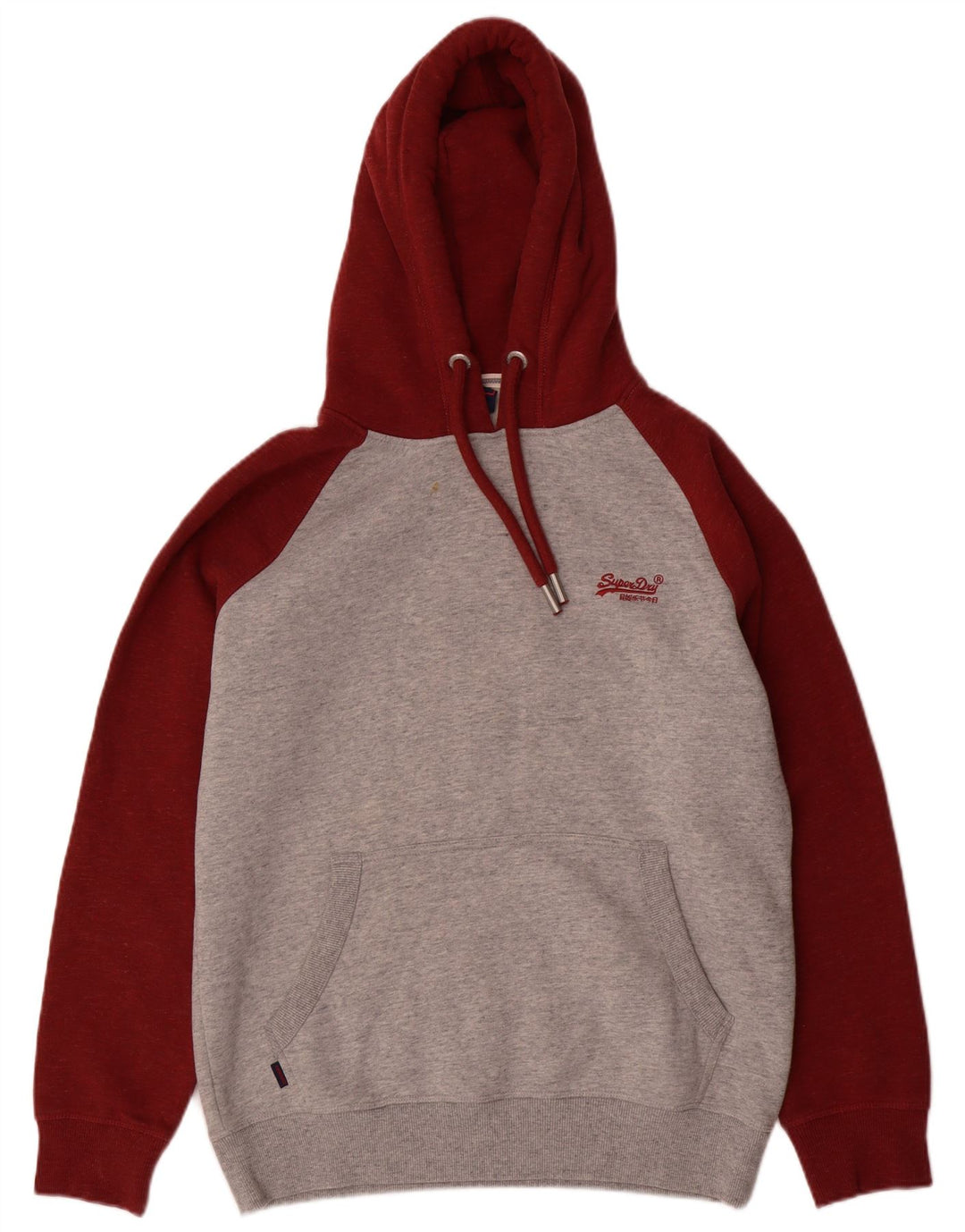 Superdry Jersey con capucha para hombre, talla grande, color gris, de algodón