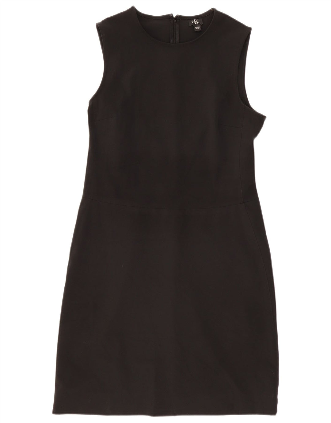 CALVIN KLEIN Vestido sin mangas para mujer US 10 Grande Negro