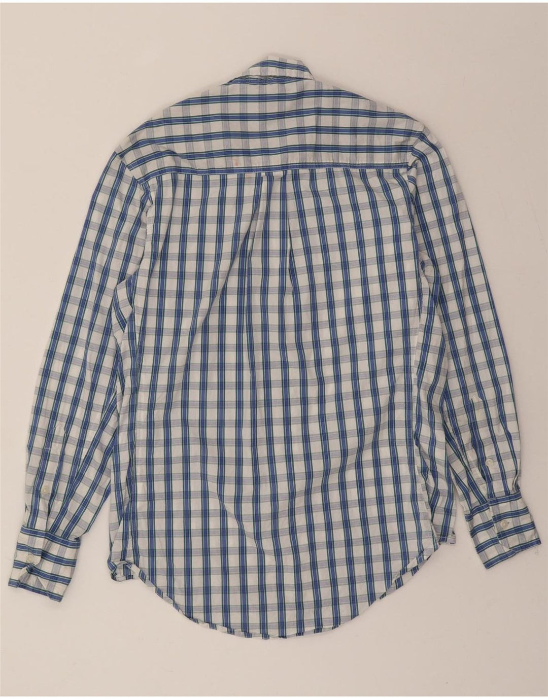 WRANGLER Mens Shirt Medium Blue Check Cotton Vintage Wrangler and Second-Hand Wrangler from Messina Hembry 