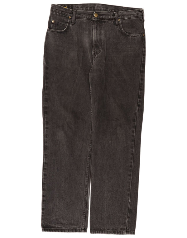 Lee Vaqueros Rectos Brooklyn Para Hombre W34 L30 Algodón Gris